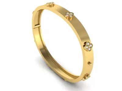 Van Cleef bracelet bangle 3D print model 3D print model