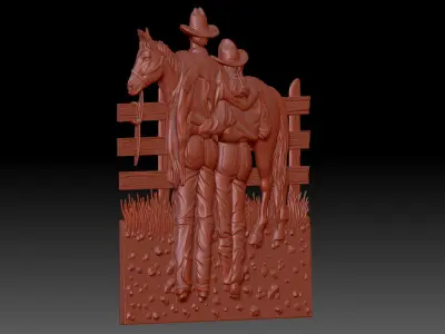 Cowboys 3D print model