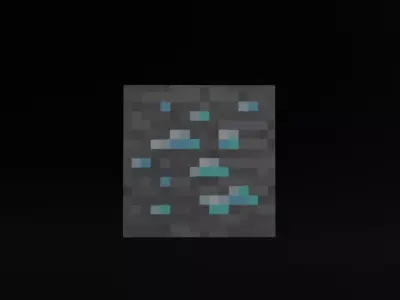 Deep Miner -Ultimate Mining -Ore Blocks Low-poly 3D model