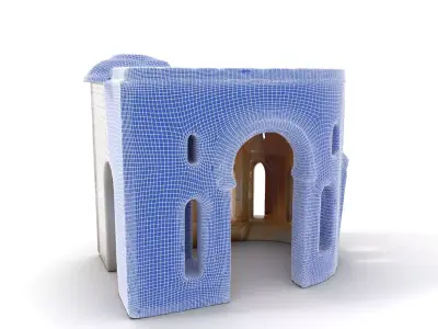 Medieval Stone Tower model pack Low-poly 3D model