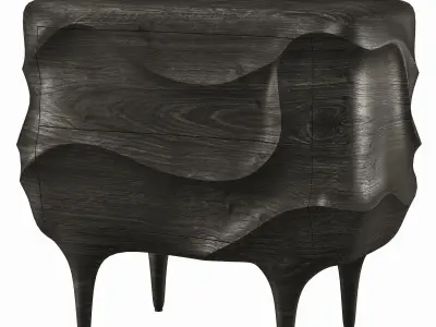 calebwoodardfurniture Maelstrom nightstand 3D model