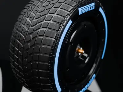 F1 Tyres wheels llantas tires 3D print model