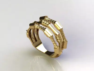 Fancy Womens Rings Plain Rings Ready STL 3DM Models Rings 3D print model 2