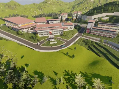 College University 3D model