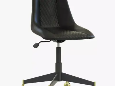 Restoration Hardware Bucket Seat Desk Chair 3D model