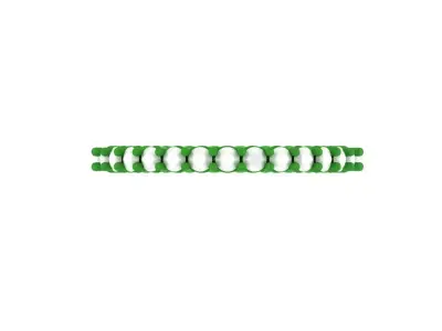 BAND FOR 2MM ROUND DIAMONDS 3D print model