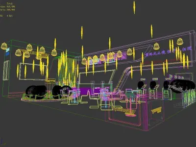 Exhibition - Area - 14X9-3DMAX2011-014 3D model