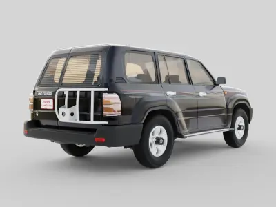 Toyota Landcruiser 100 series 3D model