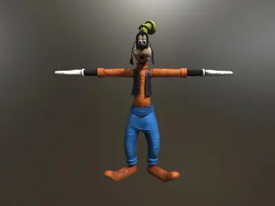 Disneys Goofy 3D model