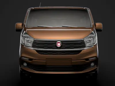 Fiat Talento Minibus 2020 3D model