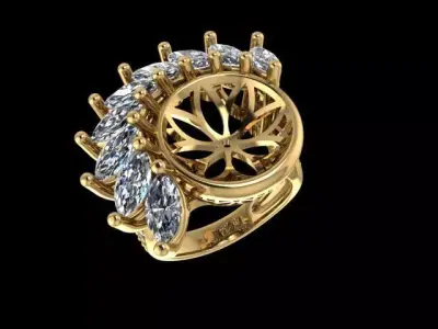 JEWELRY RING 3D print model 38