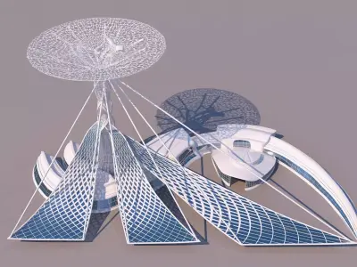 0084 - Organic Building 3D model