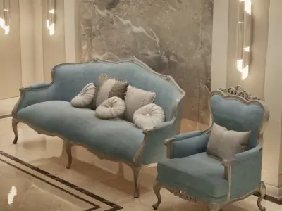 UE5  Lumen  Unreal engine 5 archviz  interior classic detailed Low-poly 3D model