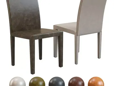 Crate and Barrel -  Folio Dining Chair 3D model