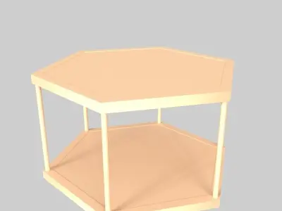 Glass Table 02 3D model