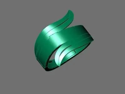 Plain Ring Women Ready STL 3DM Models Womens Rings 3D models 3D print model 38
