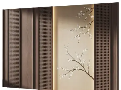 Decorative V73 Wall Panels 3D model