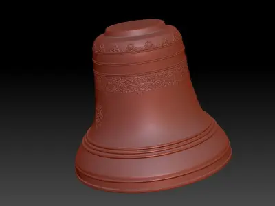 Decorative 3D Bell 3D model