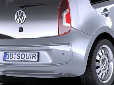 Vw UP 4door 2013 VRAY 3D model