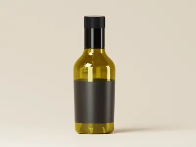 Olive oil or Luxury Oil bottle 3D Model Low-poly 3D model