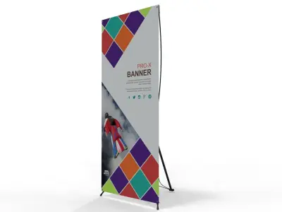 X-Banner PRO 80x180 3D model
