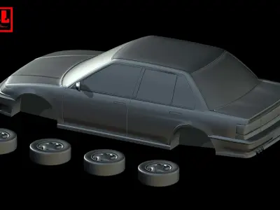 Honda Civic 4th Gen EF3 1988-1991 3D print model