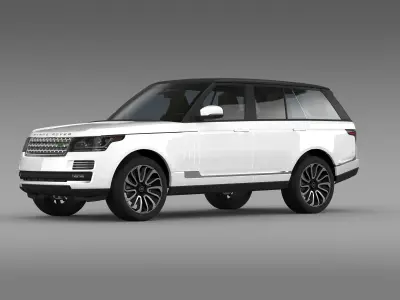 Range Rover Autobiography V8 L405 3D model