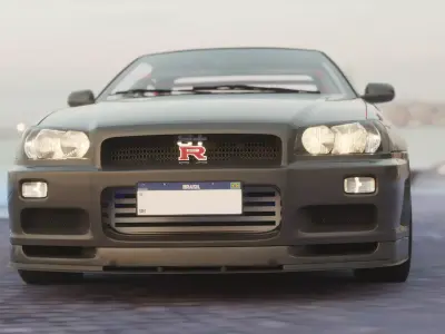 Skyline GT-R R34 2001 3D model