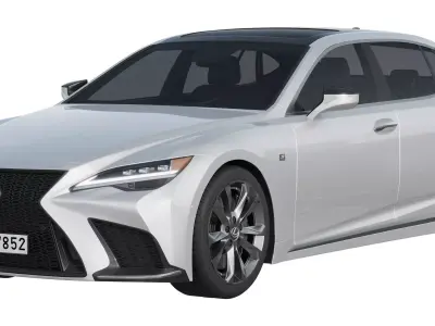 LEXUS LS F-Sport 2022 3D model