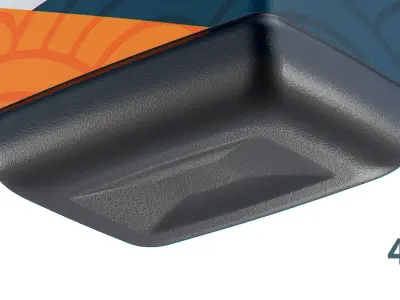 Motor Oil Bottle 4 oz 3D model