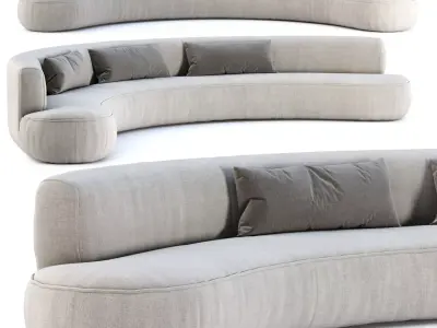 Jenifer round sofa  3D model