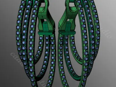 Earrings ri25 3D print model