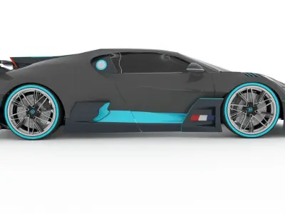 Bugatti Divo 3D model