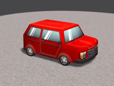 Cartoon Cars Mega-Pack Low-poly 3D model