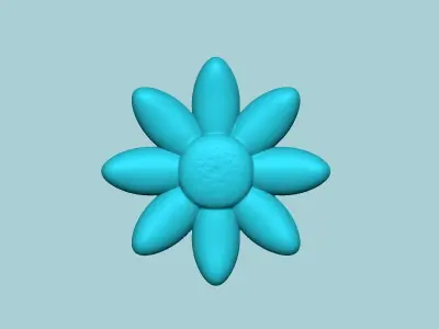 Jelly Candy Molding Flower A - Gummy Mould Free 3D print model