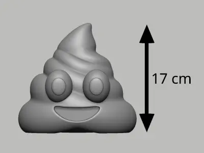 Emoji pile of poo Pile of poo decorative Perfect Gamer Gift 3D print model