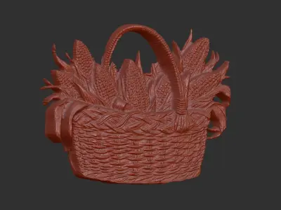 corn basket cnc 3D print model