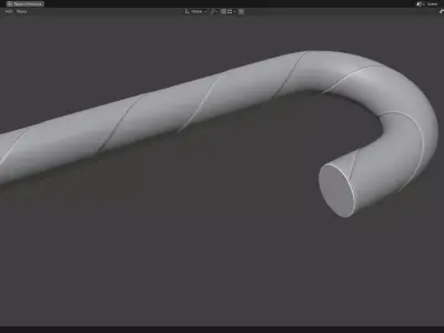 Christmas Candy Cane 3D print model