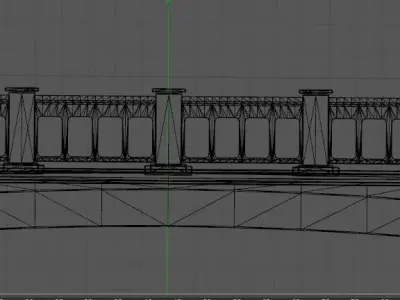 Road bridge  3D model