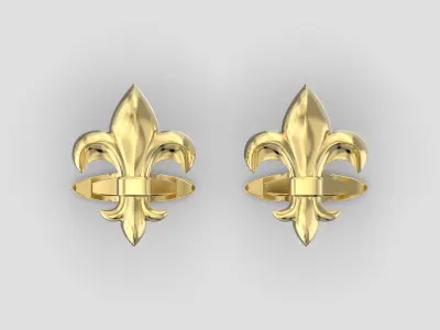 Cufflinks CF L 001 B1 3D print model