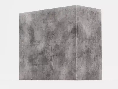 -Concrete Flower Pot V11- 3D model