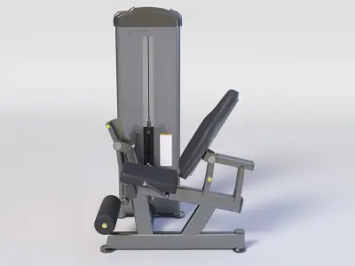 LEG EXTENSION Gym Equipment Low-poly 3D model
