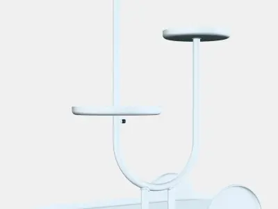 CHILISTRAN Plant stand with wheels 3D model