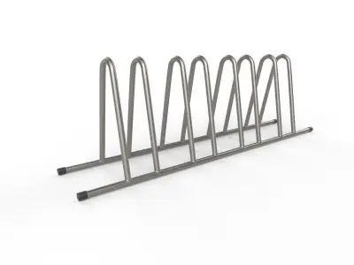 Bike Rack M05 Low-poly 3D model