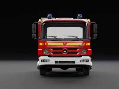 FireTruck Mercedes Atego 3D model