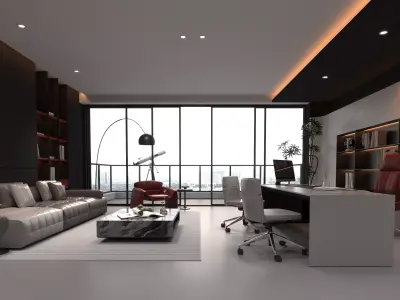 Office Luxury Interior Scene-63  3D model