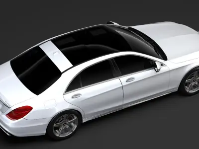 Mercedes Benz S 560 Lang 4MATIC AMG Line V222 2018 3D model