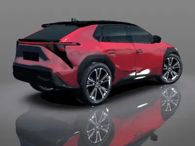 Toyota bZ4X Hi 2023 3D model Game Ready Asset Low-poly 3D model