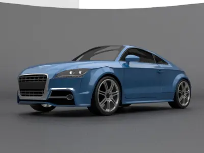 Audi TTS 2011 restyled 3D model