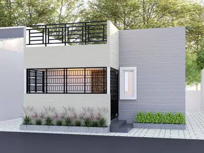 Residential building  3D model
